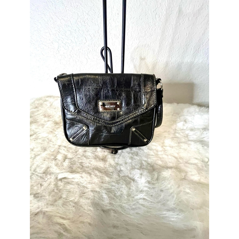 Nine West Black Small Envelope Purse Shoulder Bag